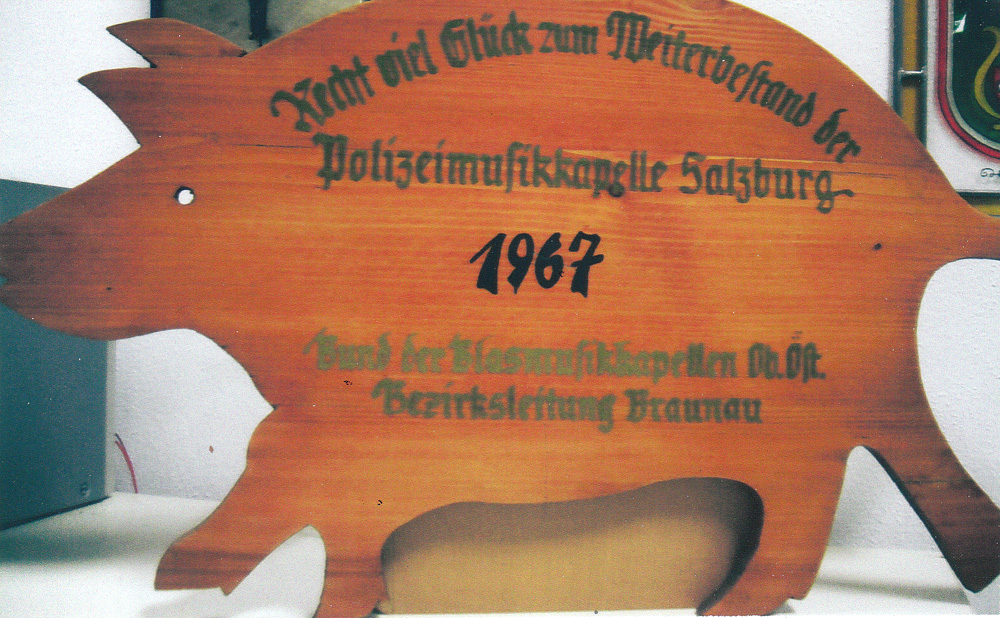holzschwein 1967